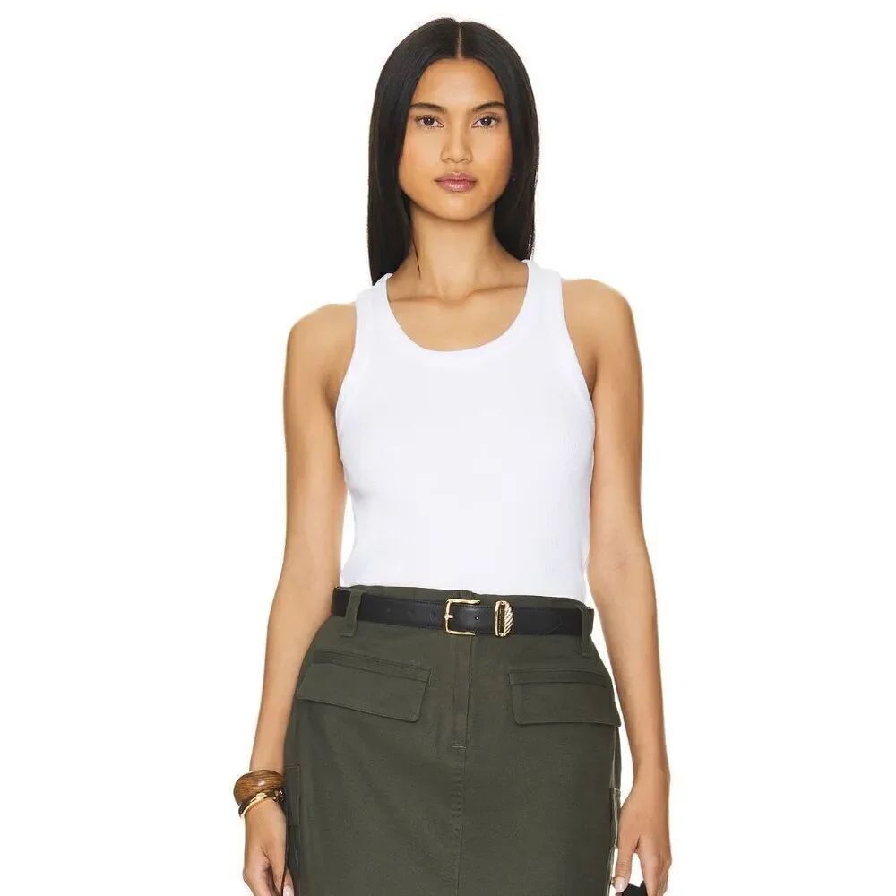 Vince l Scoop Tank in Optic White NWT Size Small